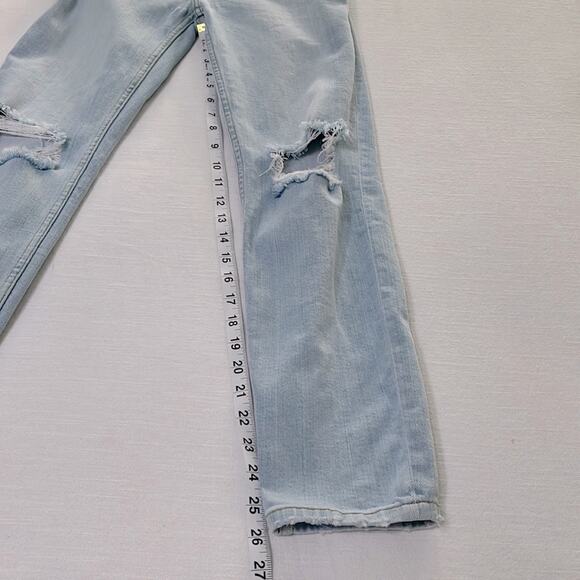 Re/Done Denim 90’s High Rise Ankle Crop Jeans Size 24 - Picture 13 of 16